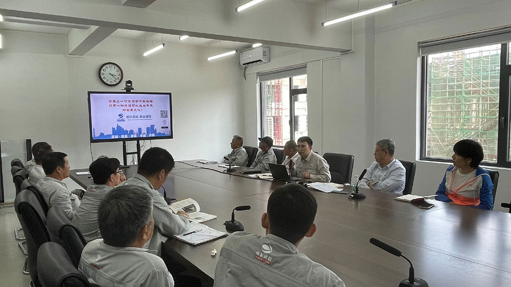 張恒董事長(zhǎng)到大唐?？谔烊粴獍l(fā)電一期工程項(xiàng)目監(jiān)理部調(diào)研慰問(wèn)