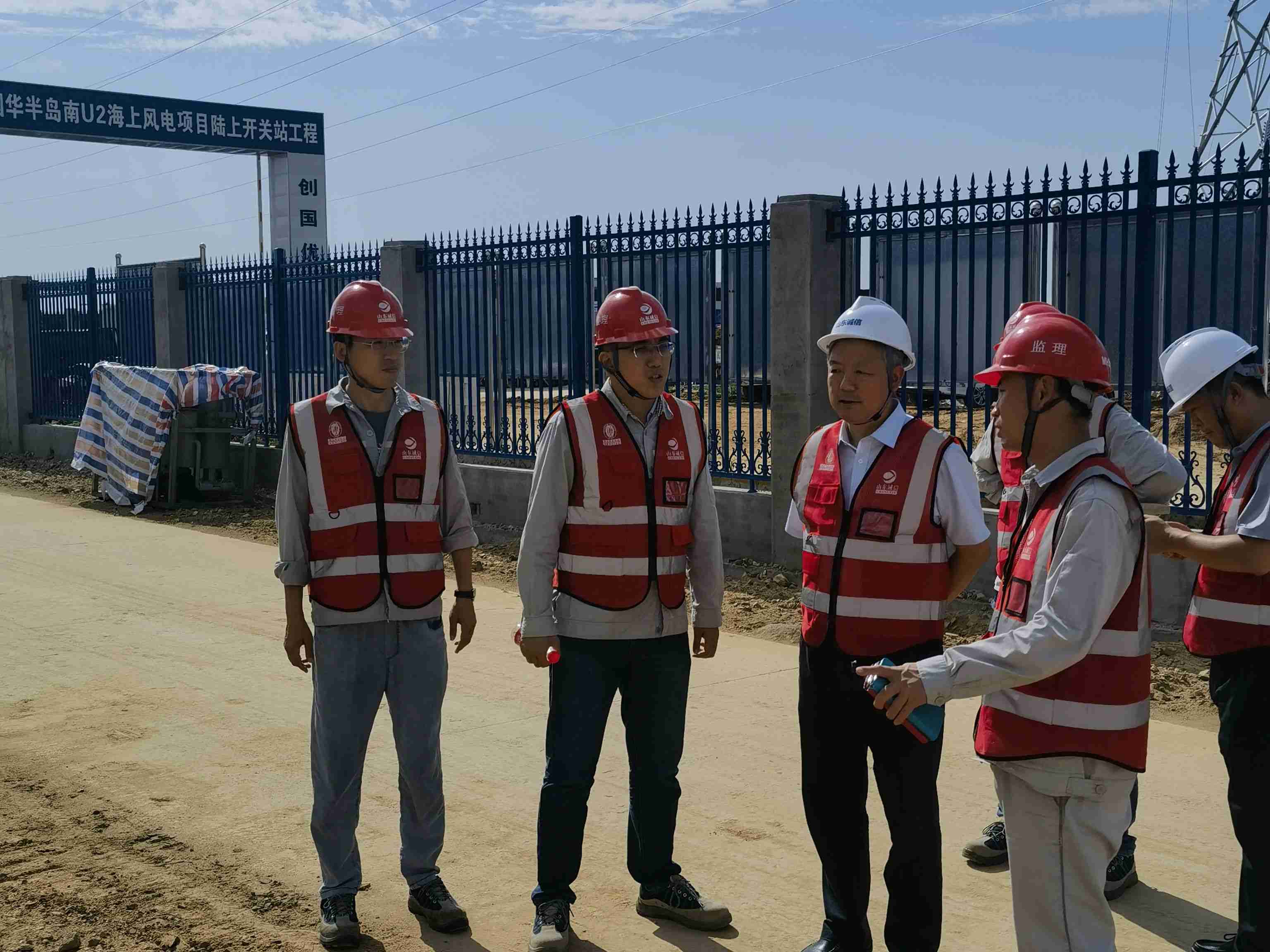 張恒董事長到國電投、國華乳山海上風電項目檢查指導工作