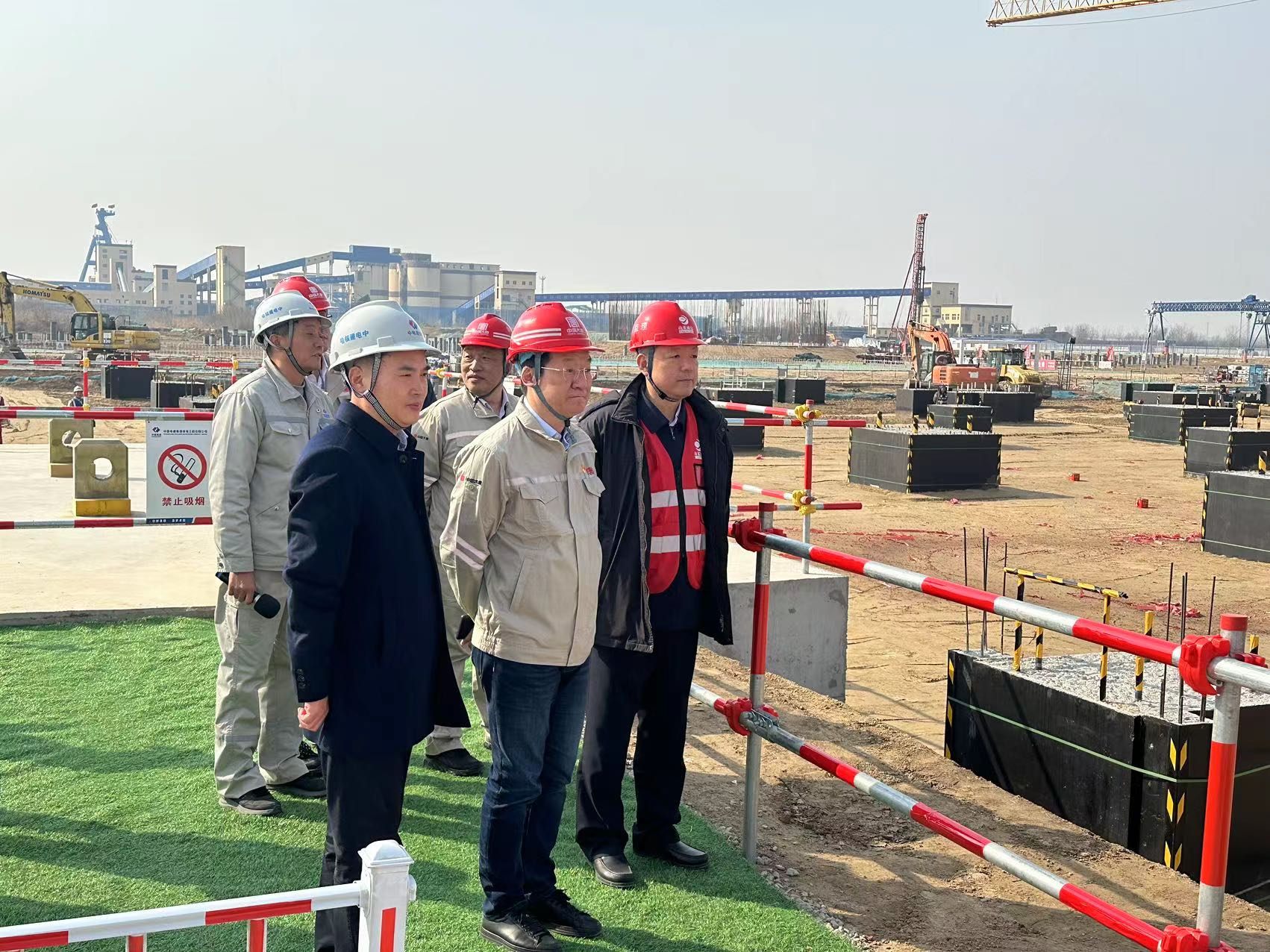 張恒董事長到大唐鄆城630℃超超臨界二次再熱國家電力示范項目檢查指導(dǎo)工作 張恒董事長到大唐鄆城630℃超超臨界二次再熱國家電力示范項目檢查指導(dǎo)工作